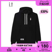 it :CHOCOOLATE男装连帽卫衣冬季休闲简约套头衫3121XFJ