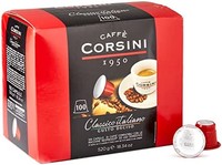 CAFFE CORSINI Caffè Corsini 经典意大利咖啡 混合 Nespresso 共100 粒胶囊，520 克