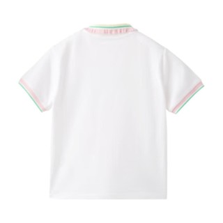 Purcotton 全棉时代 女童短袖T恤 PLA232005 无荧光白 140码