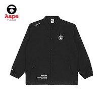 Aape 旗舰店男装春夏猿颜酷帅字母印花简约教练夹克外套7496XXI