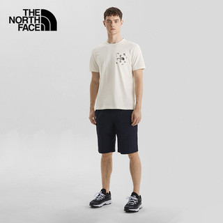 北面（The North Face） 北面短袖T恤户外男舒适透气春夏上新 5JZWN3N/白色 XXL/185/175