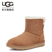 UGG 女士经典镶钻款休闲雪地靴 1125911