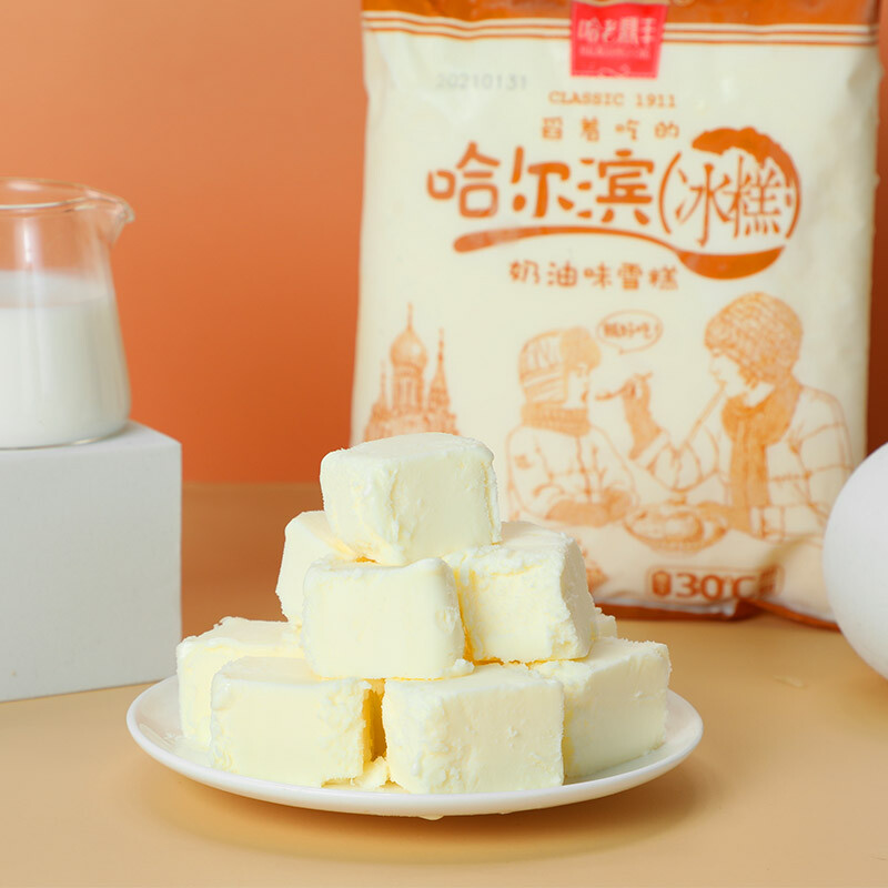 HALAODINGFENG 哈老鼎丰 低至3.5折！哈尔滨冰糕 奶油味 1kg