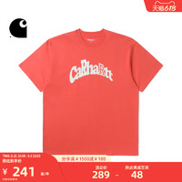 Carhartt WIP短袖T恤男装春夏美式LOGO字母混合工艺印花030213I