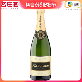 抖音超值购：名庄荟 Champagne Nicolas Feuillatte 妮可 香槟起泡酒 750ml 单瓶