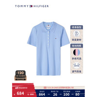 TOMMY HILFIGER 女款简约POLO衫  37823