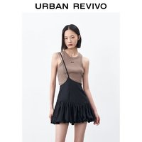 百亿补贴：URBAN REVIVO 女士叠层蓬蓬短裙 WV27S5AE2002