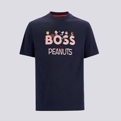 HUGO BOSS 雨果博斯 男士七夕款PEANUTS联名T恤 50477894