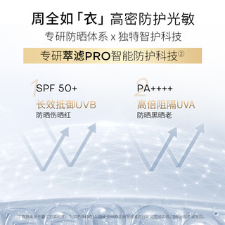 QuadHA 夸迪 华熙生物夸迪清爽倍护水润防晒霜轻薄贴妆SPF50+