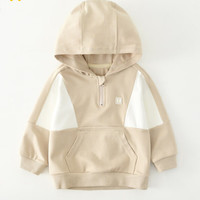Tongtai 童泰 男童连帽卫衣 T31Q698N 米色 90码