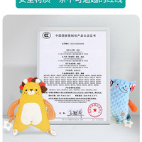 婴儿安抚巾可入口啃咬安抚玩偶宝宝睡眠哄睡神器公仔毛绒手偶玩具 狮子安抚巾+纸巾抽抽乐