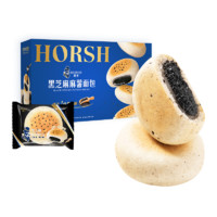 抖音超值购：HORSH 豪士 黑芝麻麻薯面包 480g 约9包