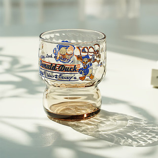 ADERIA 阿德利亚 Disney联名玻璃杯迪士尼水杯日本进口石塚硝子儿童卡通奶杯唐纳德