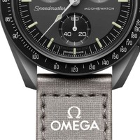 swatch 斯沃琪 X OMEGA 欧米茄联名 42毫米石英腕表 MISSION TO MERCURY SO33A100