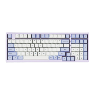 M4 99键 有线机械键盘 绛紫樱兰 碧器轴 单光