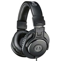 铁三角 ATH-M30X 头戴式监听耳机（耳罩）黑色