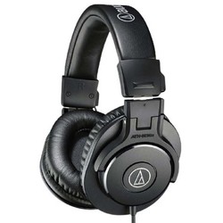 audio-technica 铁三角 ATH-M30X 头戴式监听耳机（耳罩）黑色