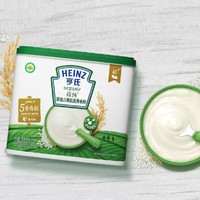 Heinz 亨氏 宝宝辅食高铁米糊有机胡萝卜味米粉 180g罐