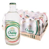 Chang 象牌 泰象（Chang）大象牌国际版原味无糖苏打水 泰国原装进口超强气泡水饮料325ml*24瓶 整箱