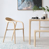 清木堂扶手实木餐椅北欧简约现代胡桃木白蜡木家用设计餐厅原木椅