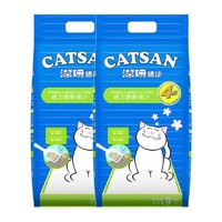 CATSAN 洁珊 猫砂膨润土9L*2装除臭吸水快速结团猫咪猫沙