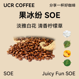 UCR 果冰纷 意式SOE咖啡豆 埃塞日晒 中浅烘焙咖啡豆 250g