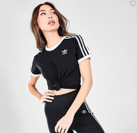 adidas 阿迪达斯 女运动T恤短袖宽松圆领简约夏季青春正品9002053