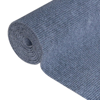 纳仕德 DMQ939 商用办公室ins风简约地毯全铺地毯 烟灰细条纹1.5米*1米