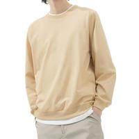 UNIQLO 优衣库 LifeWear系列 男士圆领卫衣 456971 奶油色 M