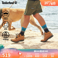 Timberland 官方男鞋23夏季新款高帮靴户外休闲舒适|A5UJ1 A5UJ1W/小麦色 44.5 鞋内长：28.5cm