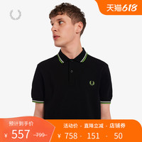 FRED PERRY男士POLO衫2023夏季商务休闲麦穗短袖重磅多彩T恤M3600 橘色M38 M