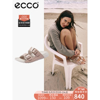 女鞋 百搭凉鞋搭扣拖鞋时尚沙滩鞋 科摩系列206833 裸色37