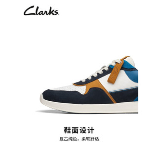 Clarks 其乐 轻跑系列 男士低帮休闲鞋  261681907 蓝绿色  41