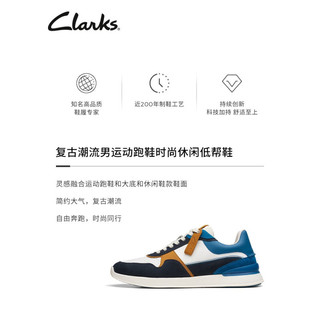 Clarks 其乐 轻跑系列 男士低帮休闲鞋  261681907 蓝绿色  41