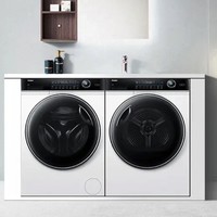 移动端、抖音超值购：Haier 海尔 XQG100-B12176WU1 洗烘套装 10KG