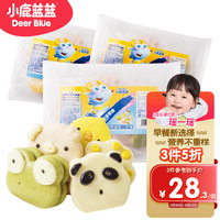 小鹿蓝蓝 动物造型小夹馍 儿童早餐宝宝早餐 包子馒头可爱面点350g