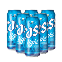 CASS 凯狮 啤酒 韩国原装进口啤酒 经典黄啤 整箱装 淡爽 500ml*6罐