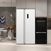 TCL 518升大容量养鲜对开门冰箱 一级能效 超薄嵌入家用电冰箱