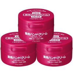 hand cream 美润 资生堂尿素红罐护手霜100g*3支