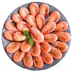 鲜京采 熟冻北极甜虾1.5kg/盒 90-120只/kg