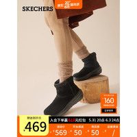 SKECHERS 斯凯奇 ON THE GO WOMENS系列 女士短筒雪地靴 15544 黑色 38.5
