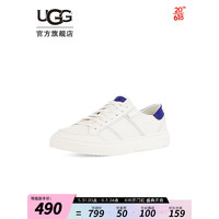 UGG2023春季新款女士休闲系带小白鞋低帮时尚板鞋休闲鞋 1130775女鞋 BWNBL | 亮白色/海军蓝色 38