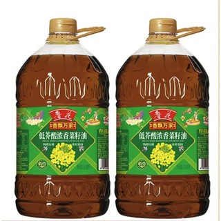 抖音超值购：luhua 鲁花 3.06L*2香飘万家菜籽油营养食用油浓香粮油