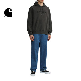 Carhartt WIP男装秋冬经典LOGO字母刺绣水洗做旧连帽卫衣202008F