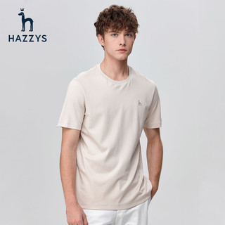 HAZZYS 哈吉斯 男士短袖T恤衫 ASTZE03BX46