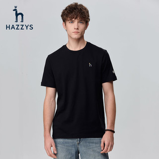 HAZZYS 哈吉斯 男士短袖T恤衫 ASTZE03BX46