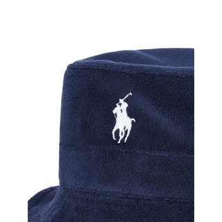 Polo Ralph Lauren 拉夫劳伦男女同款 23春毛圈布渔夫帽RL52443 410-海军蓝 S/M