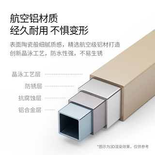 稳纳晾衣架落地铝合金折叠翼型晒衣架阳台晾衣杆凉台凉衣架晒被子