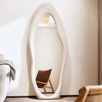 网红镜子全身镜异形镜子云朵落地镜不规则穿衣镜ins风家用试衣镜