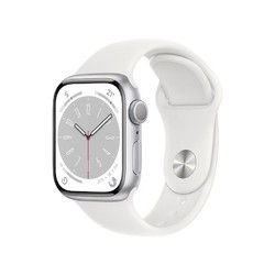 Apple 苹果 watch苹果手表s8 iwatch s8电话智能运动手表男女通用款 S8 白色 铝金属 GPS款 45毫米